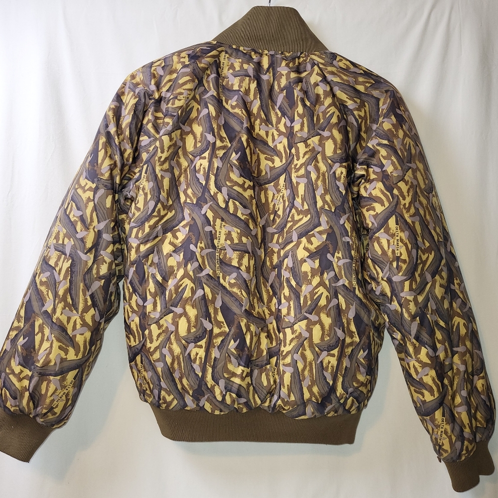 Vintage Columbia Delta Marsh Camo Hunting Reversible Jacket Men's Size Small - Picture 5 of 8